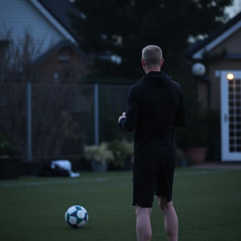 Coach demonstrating a passing drill